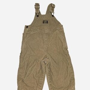 Vintage Classic Y2K Tan Corduroy Overalls (18 mos)